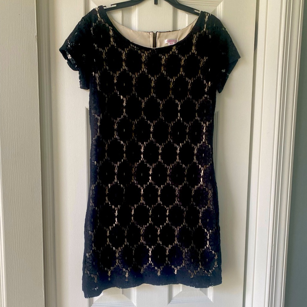 Xhilaration Black Lace Overlay Dress
